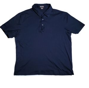 MICHAEL Michael Kohrs Mens Navy Blue Polo XL